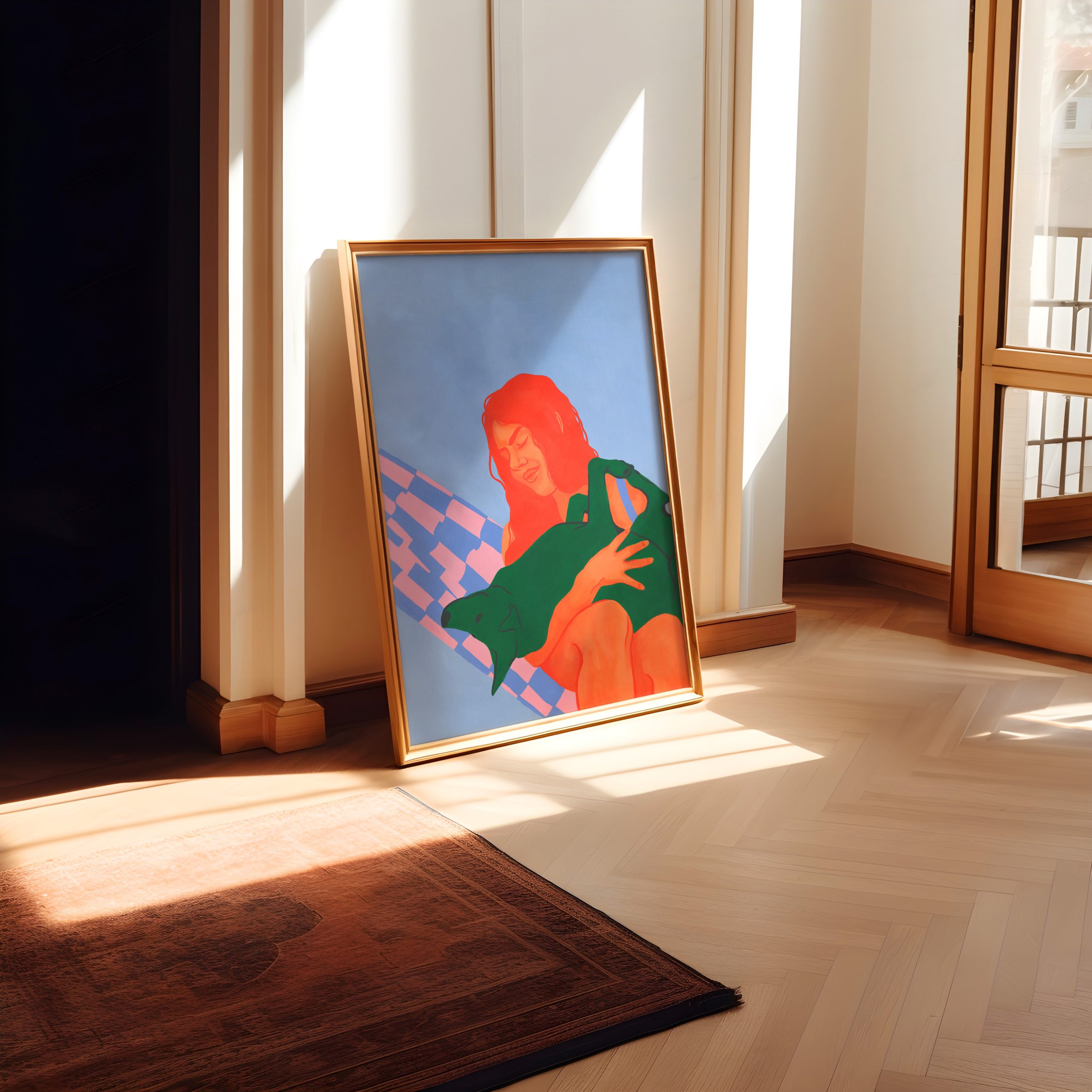 Natalia Soares Studio Art Print of "Alice and Lua"